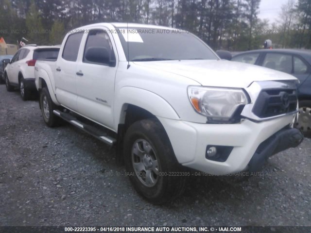 5TFLU4EN0FX145228 - 2015 TOYOTA TACOMA DOUBLE CAB/TRD PRO WHITE photo 1