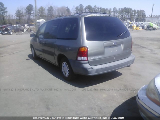 2FMZA51491BB62899 - 2001 FORD WINDSTAR LX GREEN photo 3