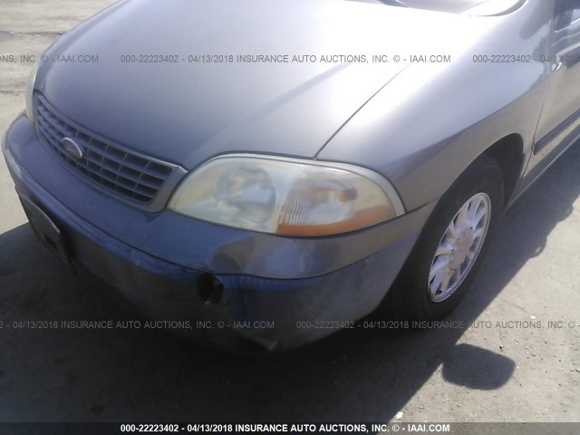 2FMZA51491BB62899 - 2001 FORD WINDSTAR LX GREEN photo 6