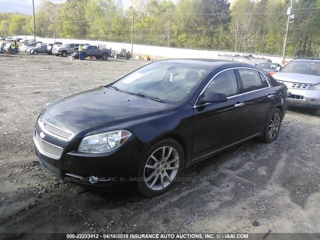 1G1ZE5EU1BF367094 - 2011 CHEVROLET MALIBU LTZ 黑色 照片 2