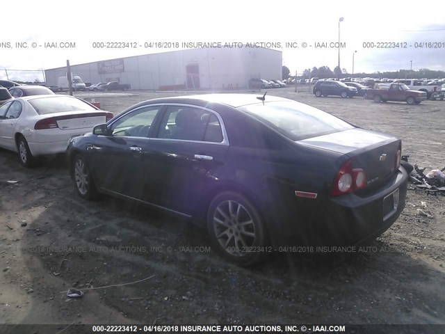 1G1ZE5EU1BF367094 - 2011 CHEVROLET MALIBU LTZ 黑色 照片 3