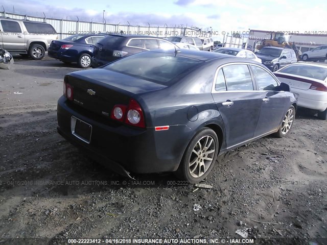 1G1ZE5EU1BF367094 - 2011 CHEVROLET MALIBU LTZ 黑色 照片 4