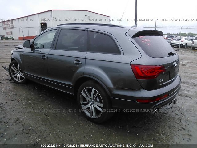 WA1WMAFE6FD020692 - 2015 AUDI Q7 TDI/PRESTIGE GRAY photo 3