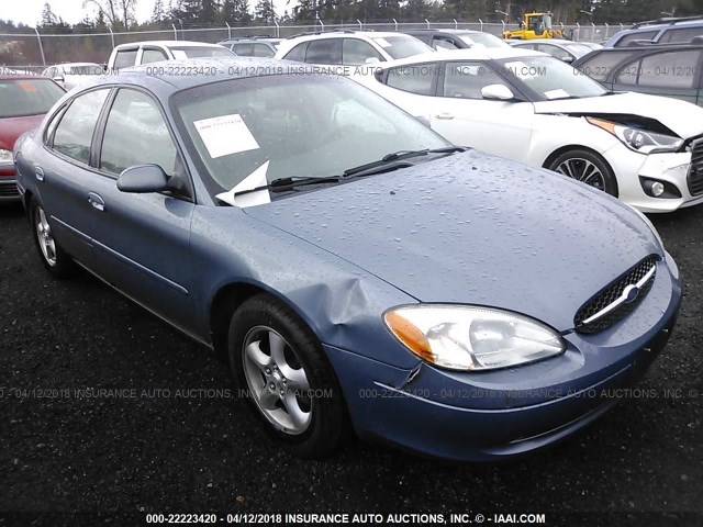 1FAFP55U01G170324 - 2001 FORD TAURUS SES BLUE photo 1