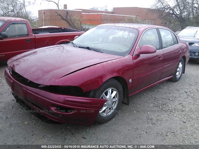 1G4HR54K43U271573 - 2003 BUICK LESABRE LIMITED RED photo 2