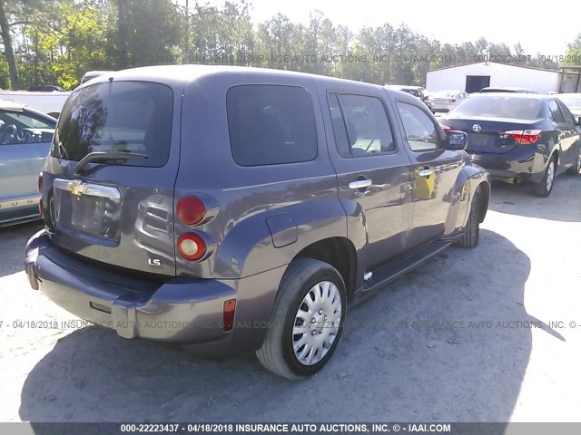 3GNDA13D86S511208 - 2006 CHEVROLET HHR LS GRAY photo 4