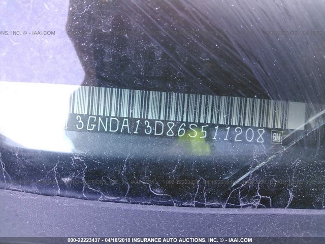 3GNDA13D86S511208 - 2006 CHEVROLET HHR LS GRAY photo 9