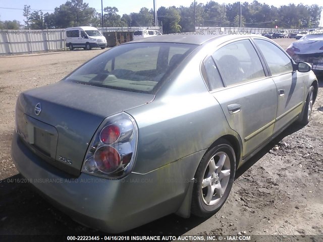 1N4AL11D45C272663 - 2005 NISSAN ALTIMA S/SL GREEN photo 4