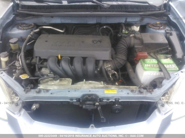 2T1KR32E55C345563 - 2005 TOYOTA COROLLA MATRIX XR Light Blue photo 10