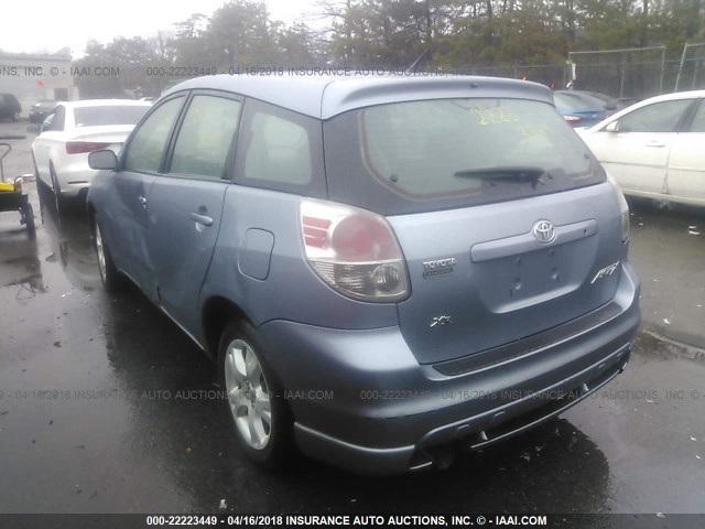 2T1KR32E55C345563 - 2005 TOYOTA COROLLA MATRIX XR Light Blue photo 3
