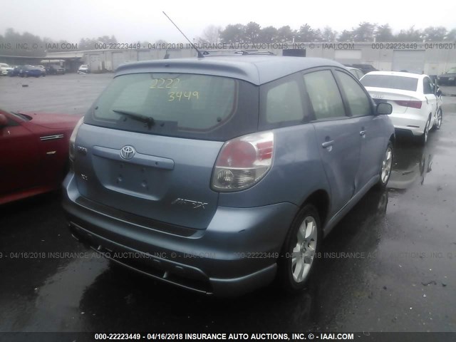 2T1KR32E55C345563 - 2005 TOYOTA COROLLA MATRIX XR Light Blue photo 4