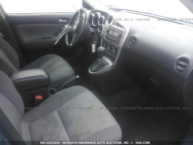 2T1KR32E55C345563 - 2005 TOYOTA COROLLA MATRIX XR Light Blue photo 5