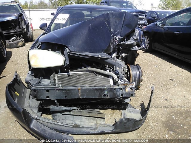 1G1ZT58N07F126127 - 2007 CHEVROLET MALIBU LT BLACK photo 6