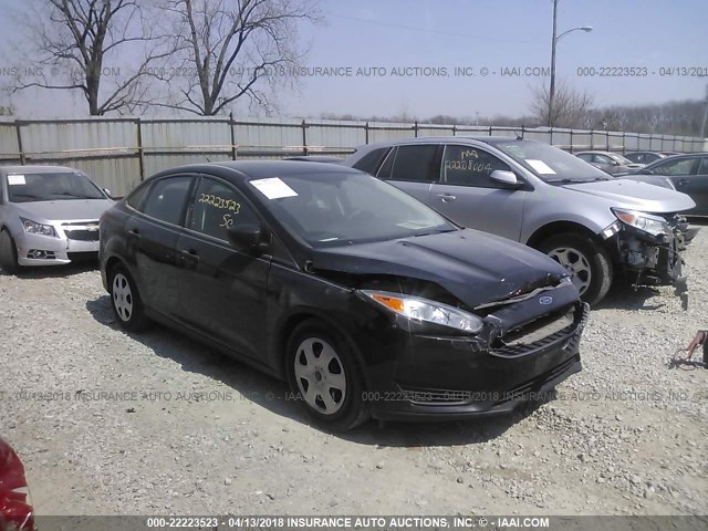 1FADP3E27FL264239 - 2015 FORD FOCUS S BLACK photo 1