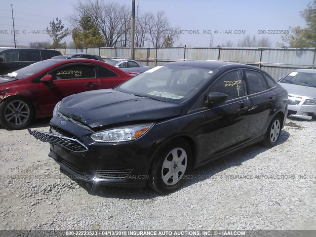 1FADP3E27FL264239 - 2015 FORD FOCUS S BLACK photo 2