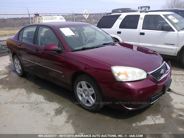 1G1ZT51F86F187744 - 2006 CHEVROLET MALIBU LT RED photo 1