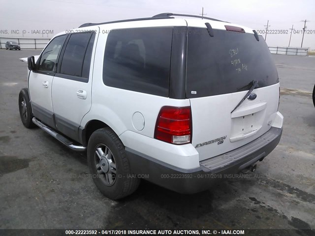1FMPU15L74LB91007 - 2004 FORD EXPEDITION XLT WHITE photo 3