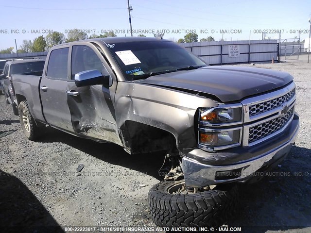 3GCUKREC1EG251499 - 2014 CHEVROLET SILVERADO K1500 LT BROWN photo 6