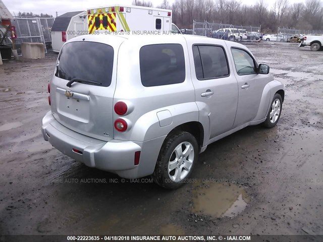3GNDA13D56S647862 - 2006 CHEVROLET HHR LS SILVER photo 4