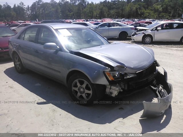 5NPEU46F66H097200 - 2006 HYUNDAI SONATA GLS/LX SILVER photo 1