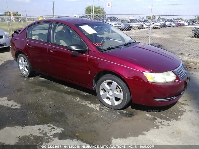 1G8AJ55F46Z188239 - 2006 SATURN ION LEVEL 2 Tünd qırmızı foto 1