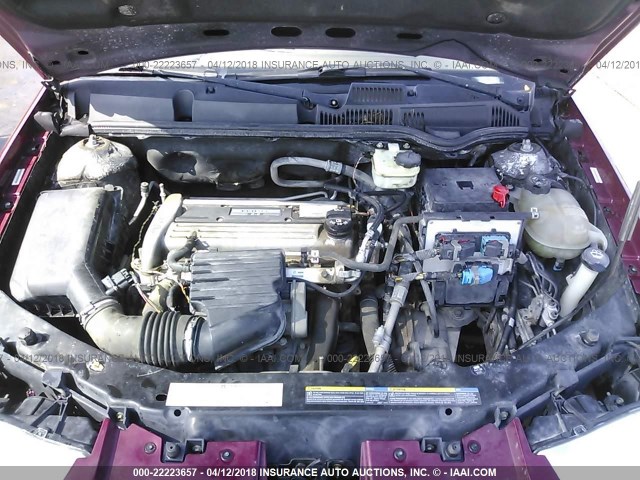 1G8AJ55F46Z188239 - 2006 SATURN ION LEVEL 2 Tünd qırmızı foto 10