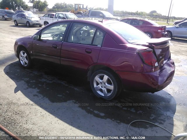 1G8AJ55F46Z188239 - 2006 SATURN ION LEVEL 2 Tünd qırmızı foto 3