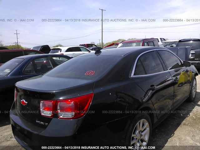 1G11C5SL5EF114413 - 2014 CHEVROLET MALIBU 1LT 黑色 照片 4