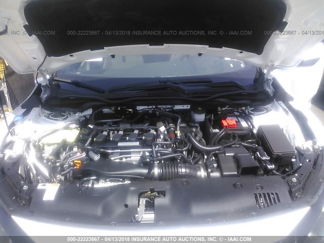 SHHFK7H72HU428467 - 2017 HONDA CIVIC EXL თეთრი ფოტო 10