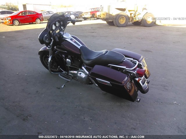 1HD1KB4178Y664417 - 2008 HARLEY-DAVIDSON FLHX MAROON photo 3