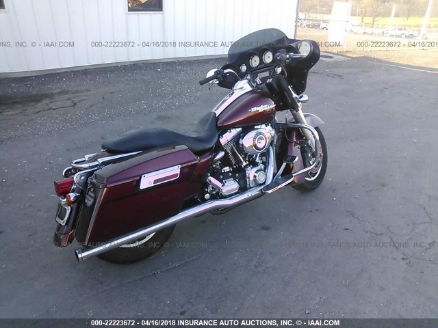 1HD1KB4178Y664417 - 2008 HARLEY-DAVIDSON FLHX MAROON photo 4