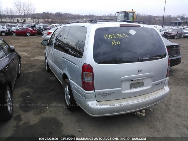 1GNDX13E83D201496 - 2003 CHEVROLET VENTURE LUXURY SILVER photo 3