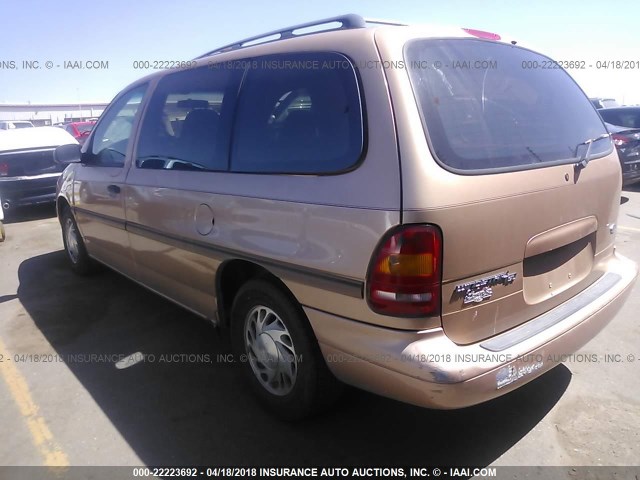 2FMDA5147SBA31398 - 1995 FORD WINDSTAR WAGON BROWN photo 3