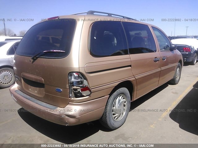 2FMDA5147SBA31398 - 1995 FORD WINDSTAR WAGON BROWN photo 4