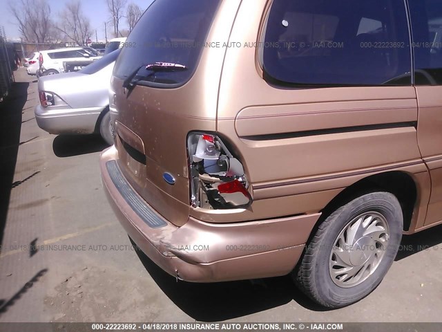 2FMDA5147SBA31398 - 1995 FORD WINDSTAR WAGON BROWN photo 6