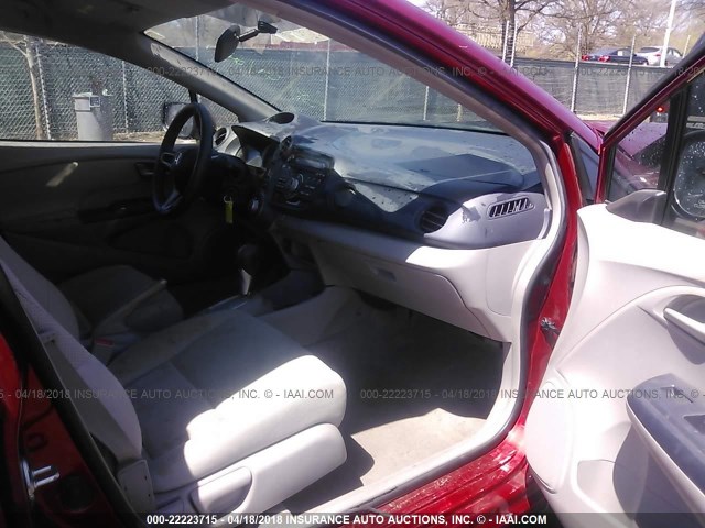 JHMZE2H58AS015211 - 2010 HONDA INSIGHT LX RED photo 5