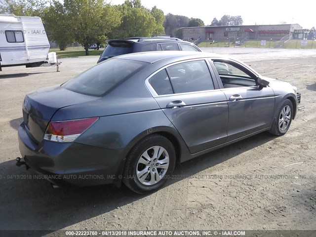 1HGCP26498A115430 - 2008 HONDA ACCORD LXP GRAY photo 4