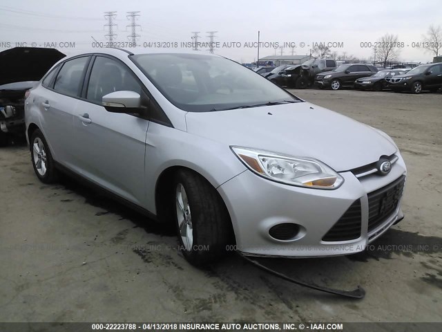 1FADP3F28DL265282 - 2013 FORD FOCUS SE SILVER photo 1