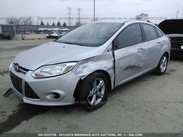 1FADP3F28DL265282 - 2013 FORD FOCUS SE SILVER photo 2