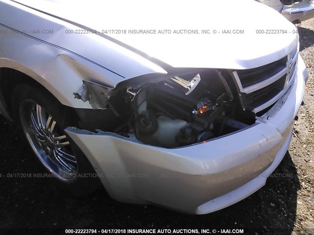 1B3CC4FB9AN174160 - 2010 DODGE AVENGER SXT SILVER photo 6