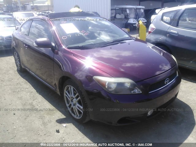 JTKDE167760128119 - 2006 TOYOTA SCION TC 栗色 照片 1