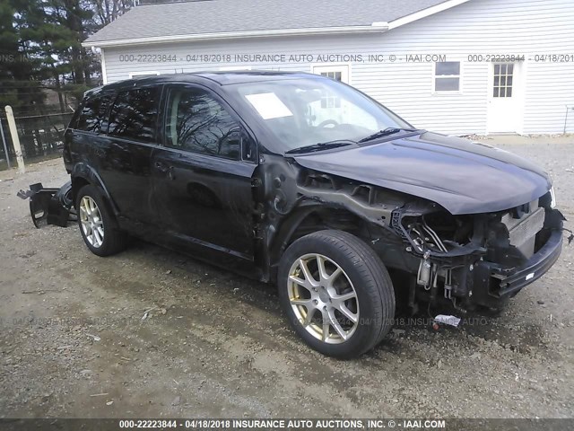 3C4PDDDGXCT207469 - 2012 DODGE JOURNEY CREW BLACK photo 1