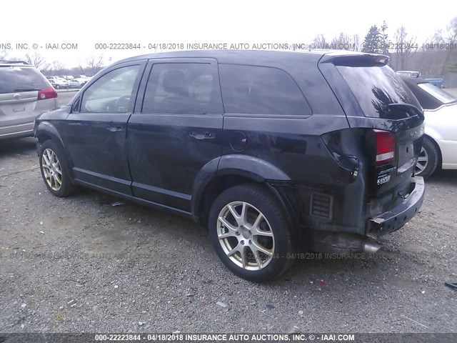 3C4PDDDGXCT207469 - 2012 DODGE JOURNEY CREW BLACK photo 3