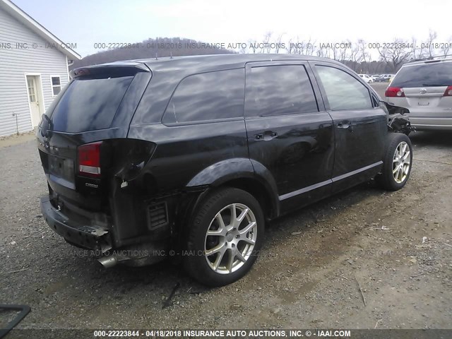 3C4PDDDGXCT207469 - 2012 DODGE JOURNEY CREW BLACK photo 4