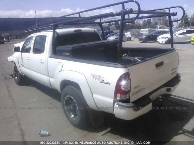 3TMKU72N19M018161 - 2009 TOYOTA TACOMA DBL CAB PRERUNNER LNG BED WHITE photo 3