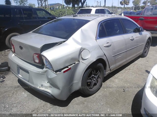 1G1ZG57B89F102849 - 2009 CHEVROLET MALIBU LS 金色 照片 4