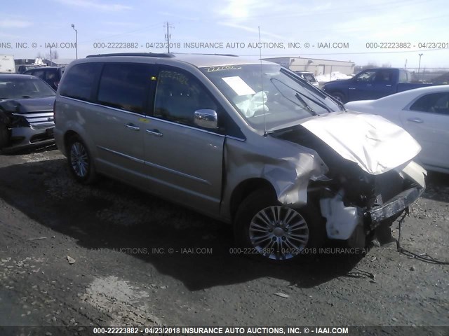 2C4RC1CG4DR511753 - 2013 CHRYSLER TOWN & COUNTRY TOURING L GOLD photo 1