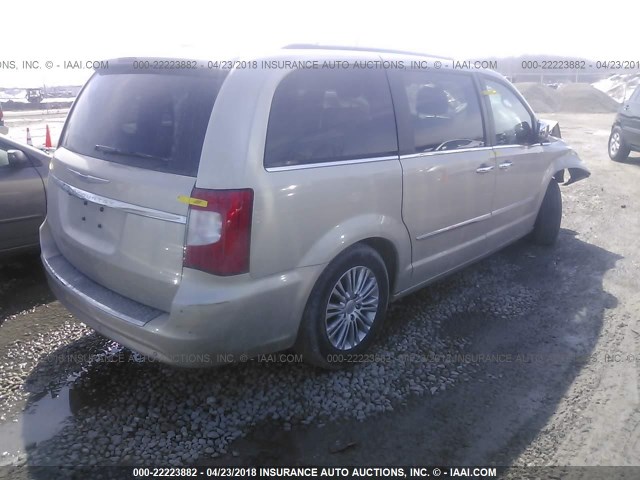2C4RC1CG4DR511753 - 2013 CHRYSLER TOWN & COUNTRY TOURING L GOLD photo 4