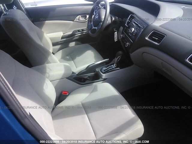 2HGFB2F58DH526138 - 2013 HONDA CIVIC LX ლურჯი ფოტო 5