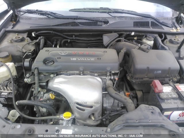 4T1BE32KX5U545788 - 2005 TOYOTA CAMRY LE/XLE/SE ნაცრისფერი ფოტო 10